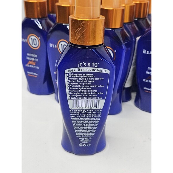 It's A 10 Miracle Leave-In Plus Keratin 4 fl oz 120 ml LOT OF 16 BROKEN SPRAYERS - Picture 3 of 3
